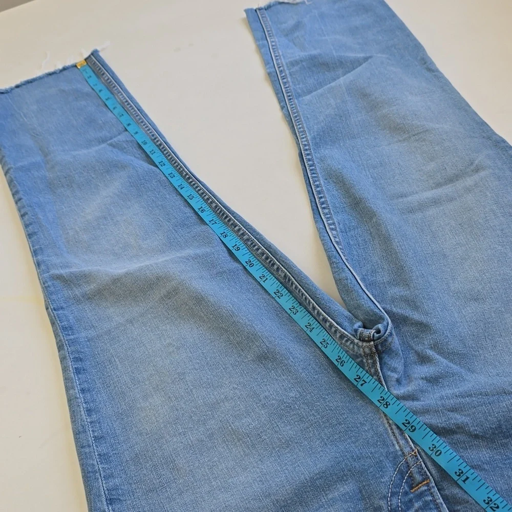 GRLFRND Reed High Rise Slim Crop Jeans Holding